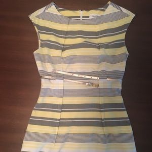 CK Dress w/ gold belt